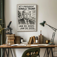 Donald Trump 47th President Poster