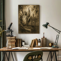 Artistic Abstract Expressionism Poster for Modern Spaces