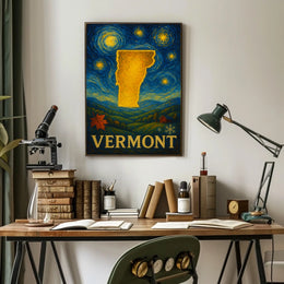 Vermont A Starry Tribute Poster