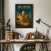 Abu Dhabi Poster Tradition and Innovation in Perfect Harmony Urban or Cityscape Poster