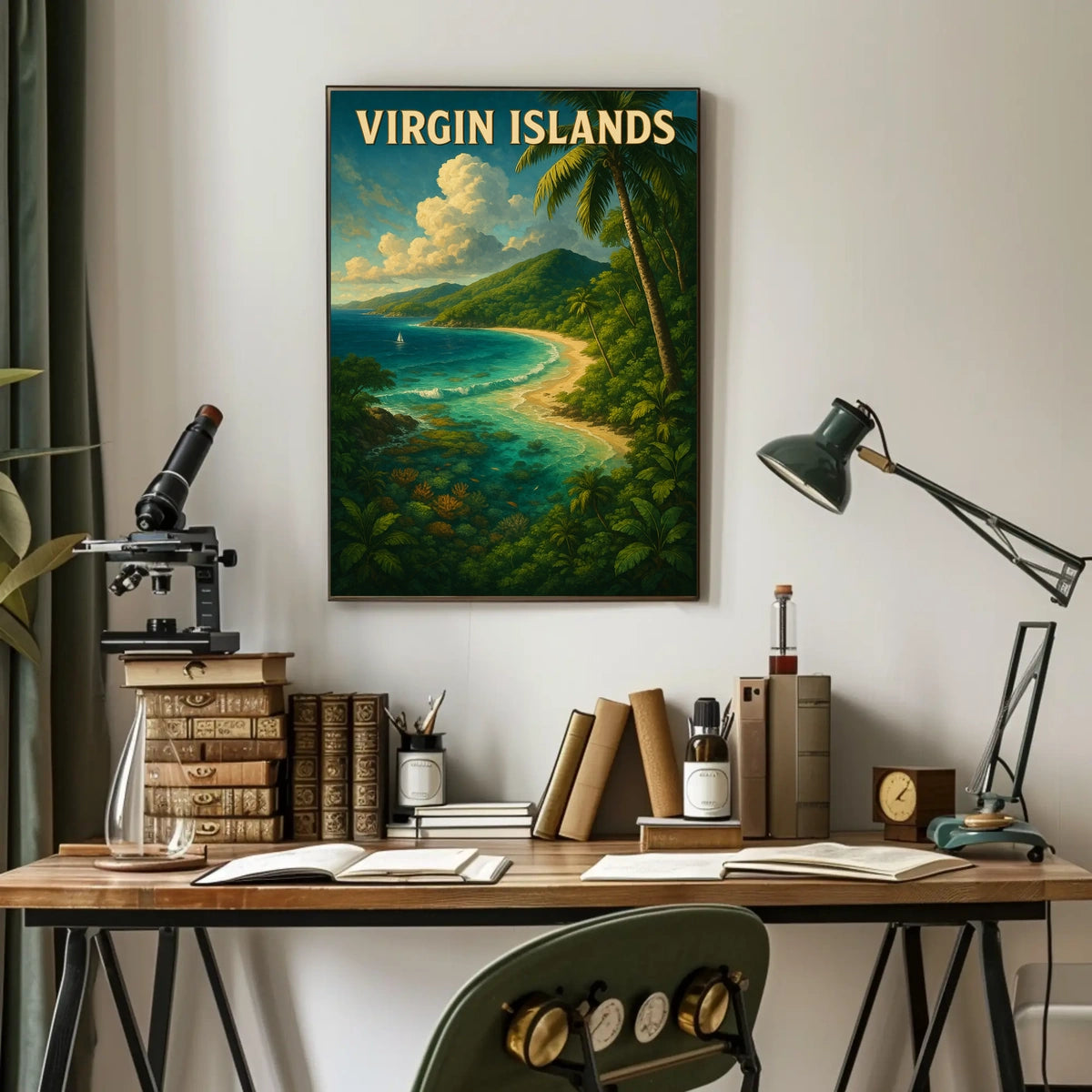 Virgin Islands Paradise Poster