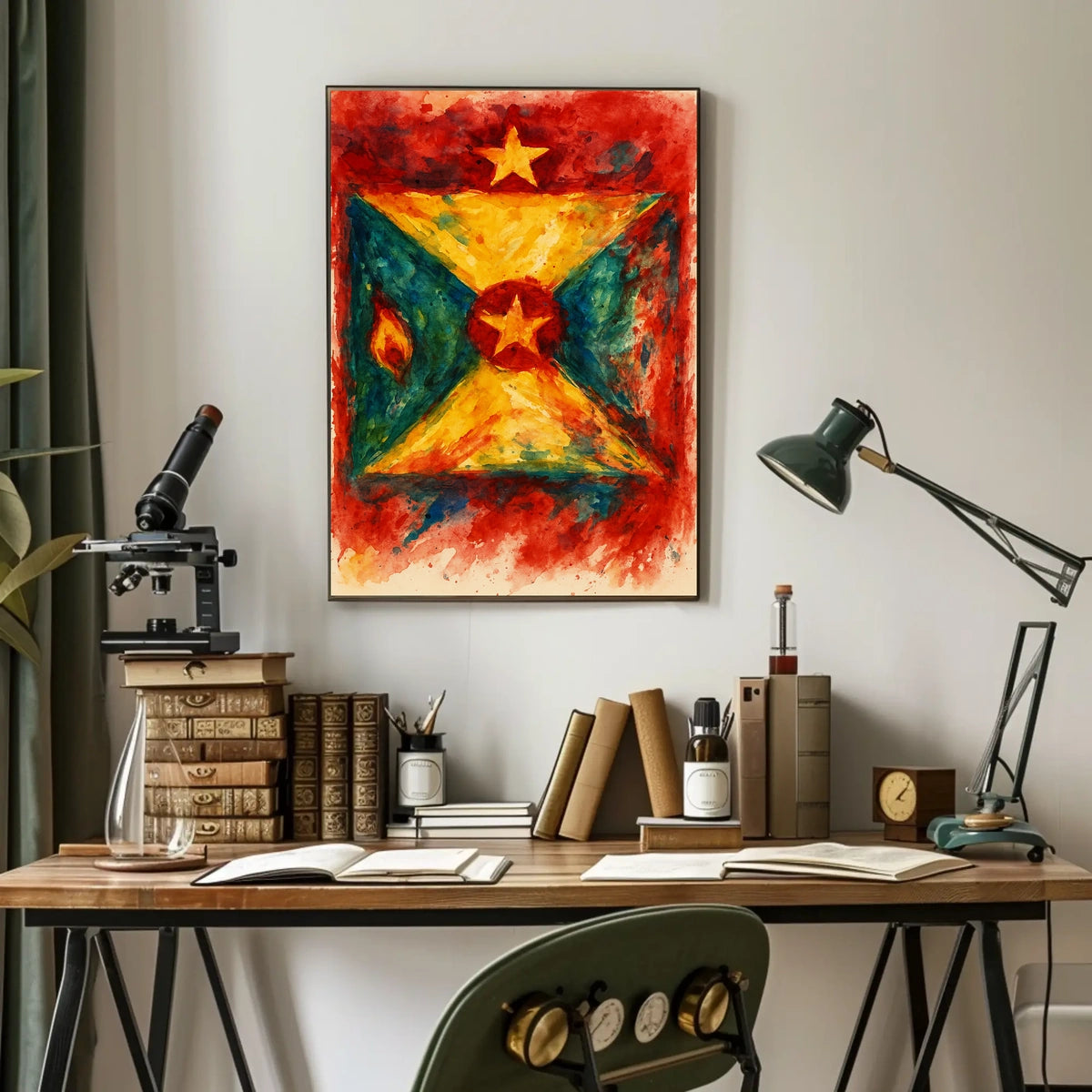 Vibrant Expression Poster