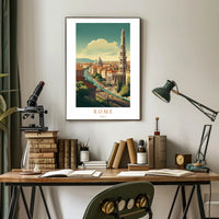 Scenic View of Rome Poster PosterGoat