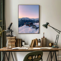 Mountain Serenity At Dusk Poster