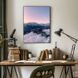 Mountain Serenity At Dusk Poster