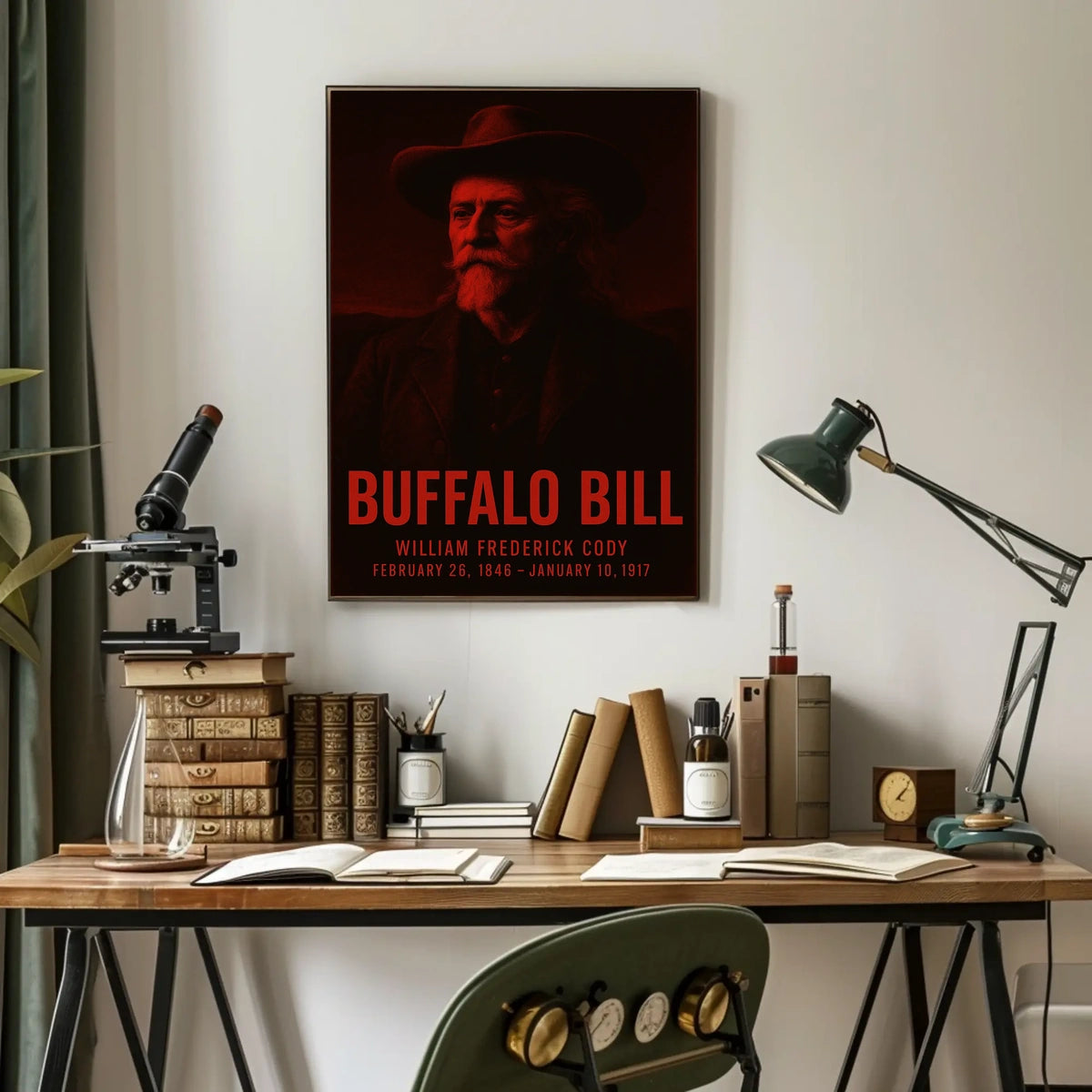 Buffalo Bill Portrait Historical or Presidential Poster