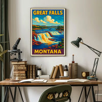 Great Falls, Montana Poster