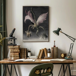 Ethereal Alien Flora Abstract Art Poster PosterGoat