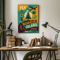 Fly to Norfolk Island Poster