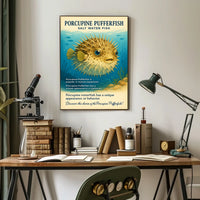 Discover the Porcupine Pufferfish Poster