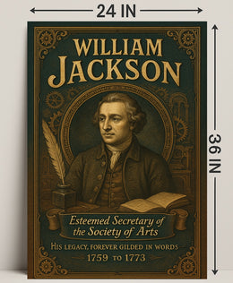 William Jackson Esteemed Secretary of the Society of Arts Poster PosterGoat