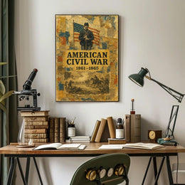 American Civil War 1861-1865 Poster