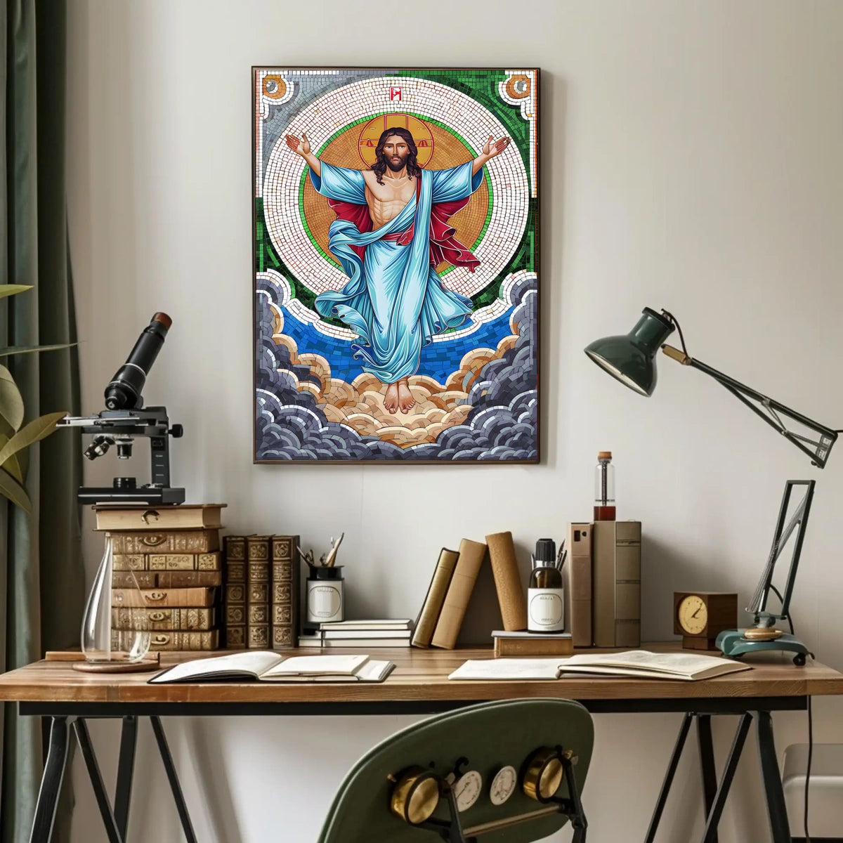 Ascension Mosaic Art Poster