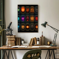 Mystical Symbols Collection Poster