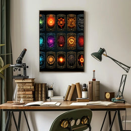 Mystical Symbols Collection Poster