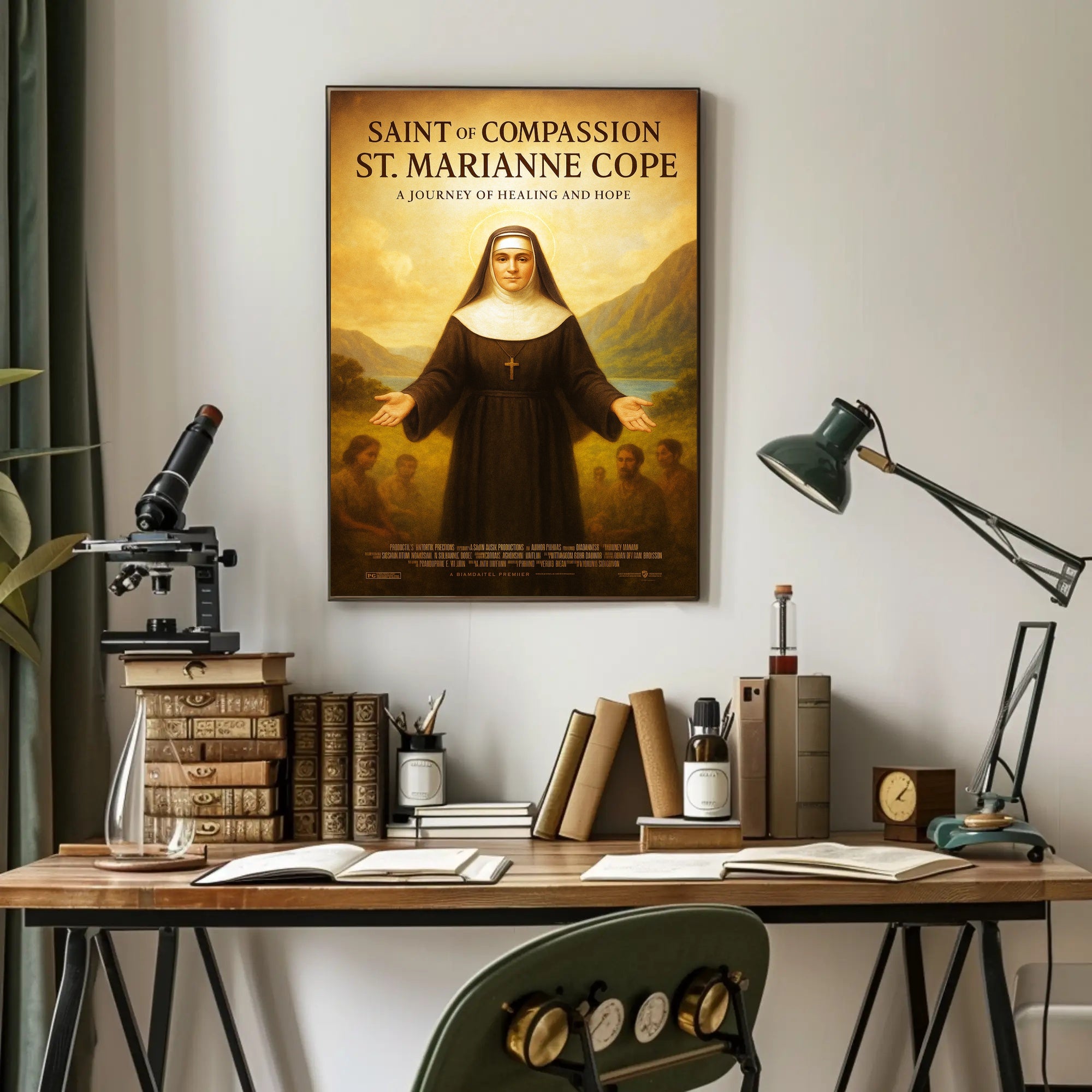Saint of Compassion St. Marianne Cope Poster PosterGoat