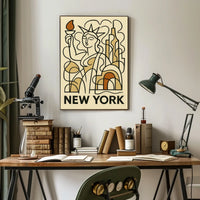 New York Art Deco Poster