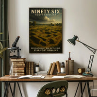 Ninety Six Star Fort Remains Poster