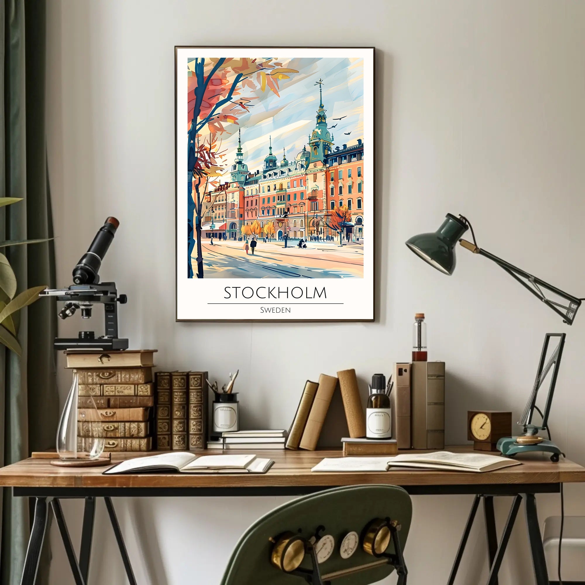Autumn in Stockholm Poster PosterGoat