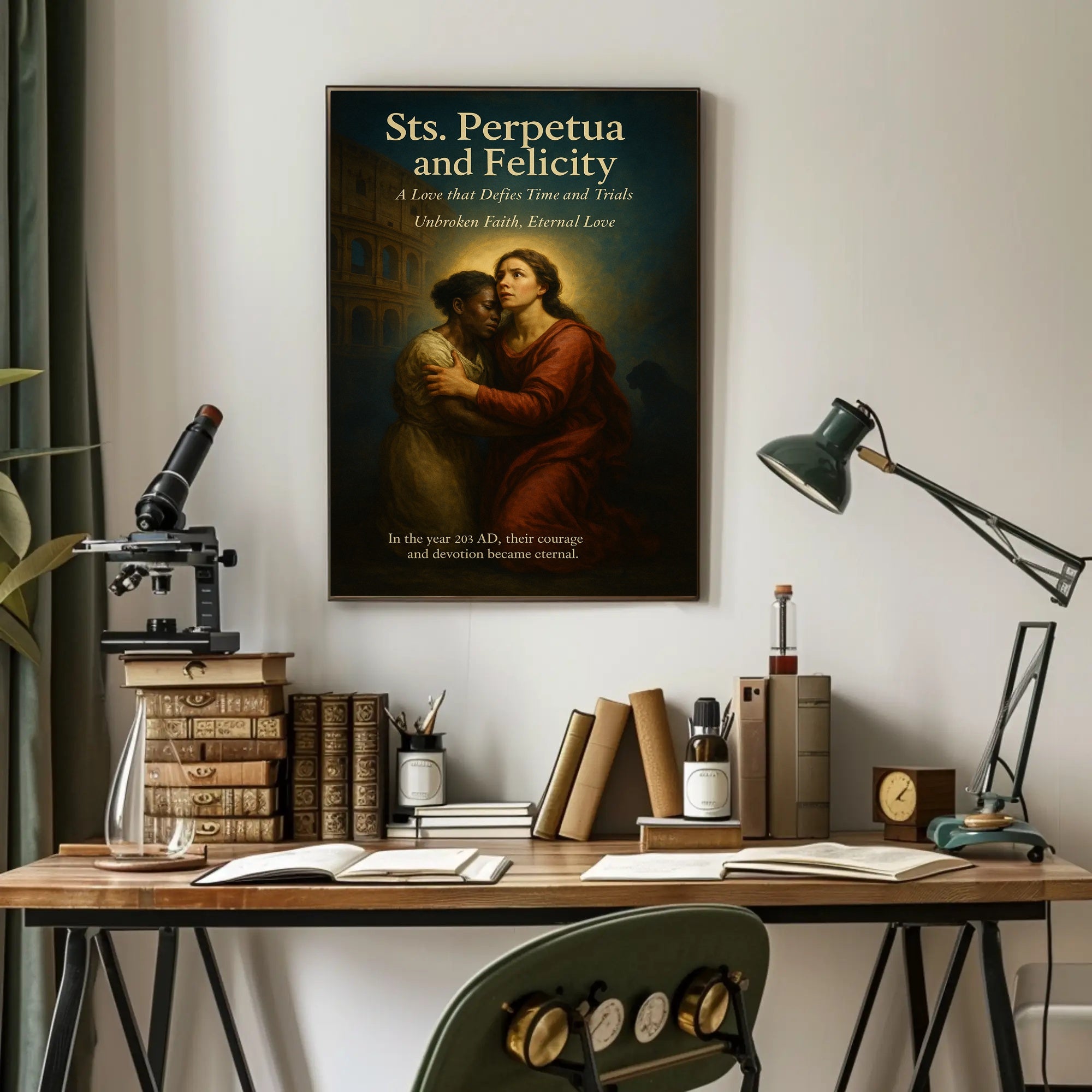 Sts. Perpetua and Felicity Poster PosterGoat