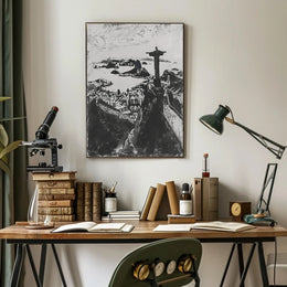 Christ The Redeemer Over Rio Poster
