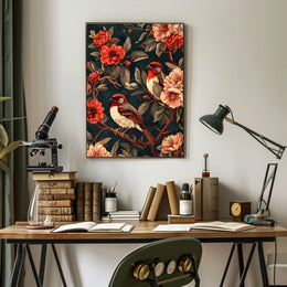 Birds and Blossoms Wall Art Print