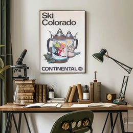 Ski Colorado Adventure Poster