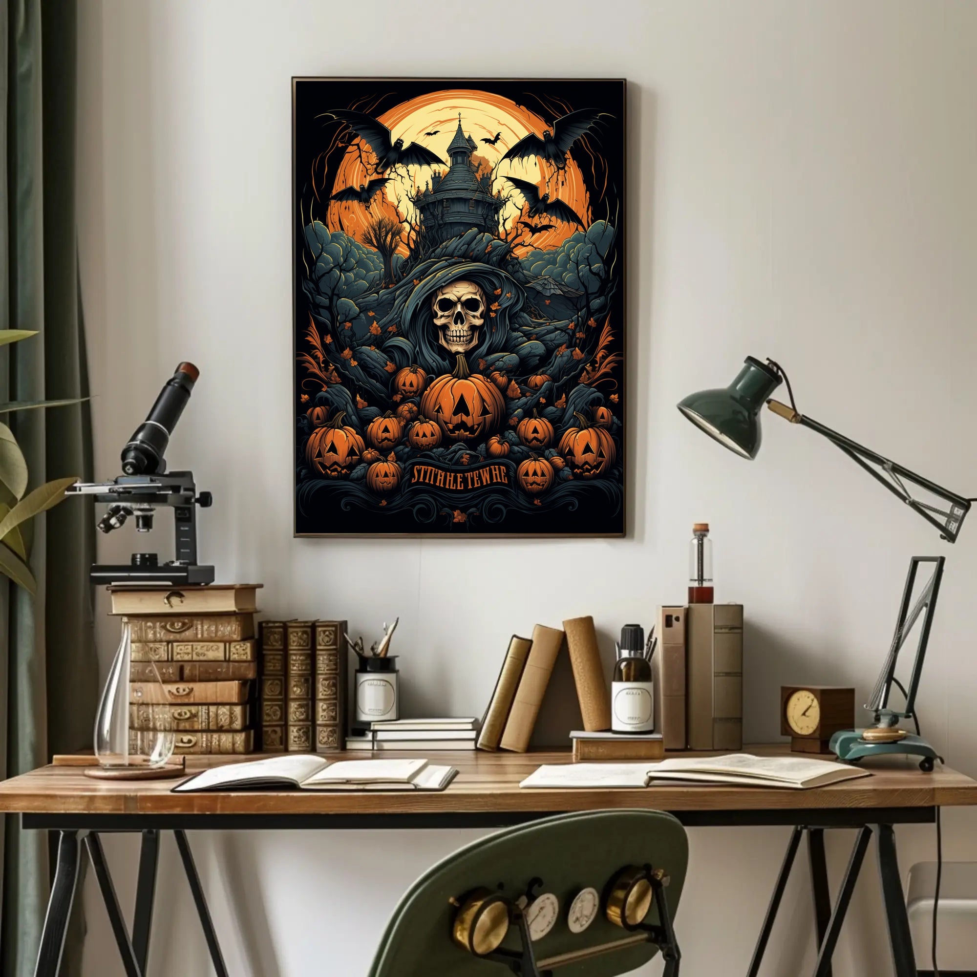 Haunted Halloween Night Poster