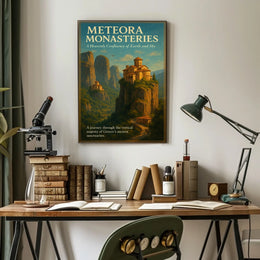 Meteora Monasteries Poster