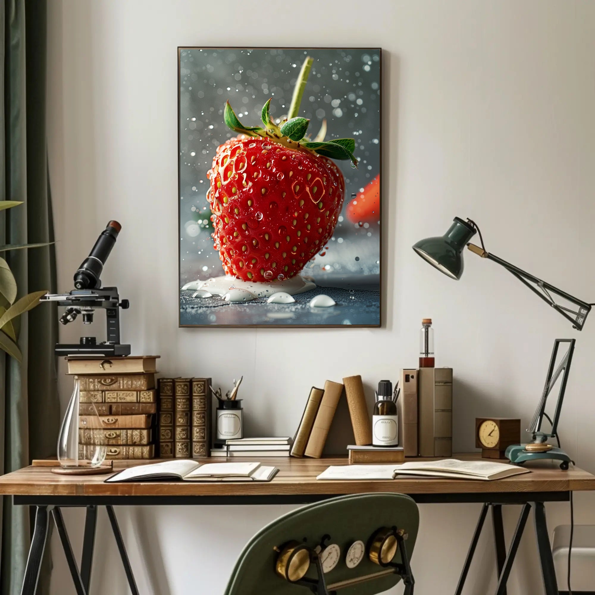 Juicy Strawberry Delight Poster PosterGoat