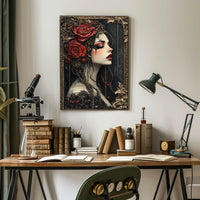 Victorian Gothic Romance Artistic Poster