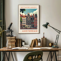 Amsterdam Architecture Poster
