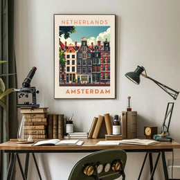 Amsterdam Architecture Poster