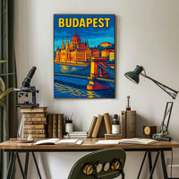 Budapest A Vibrant Cityscape Poster