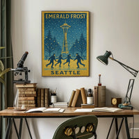 Emerald Frost Seattle Poster