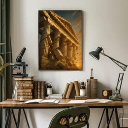 Crumbling Ancient Ruins Poster