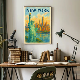 New York Cityscape Poster