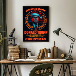 Donald Trump 47Th President Christmas Poster