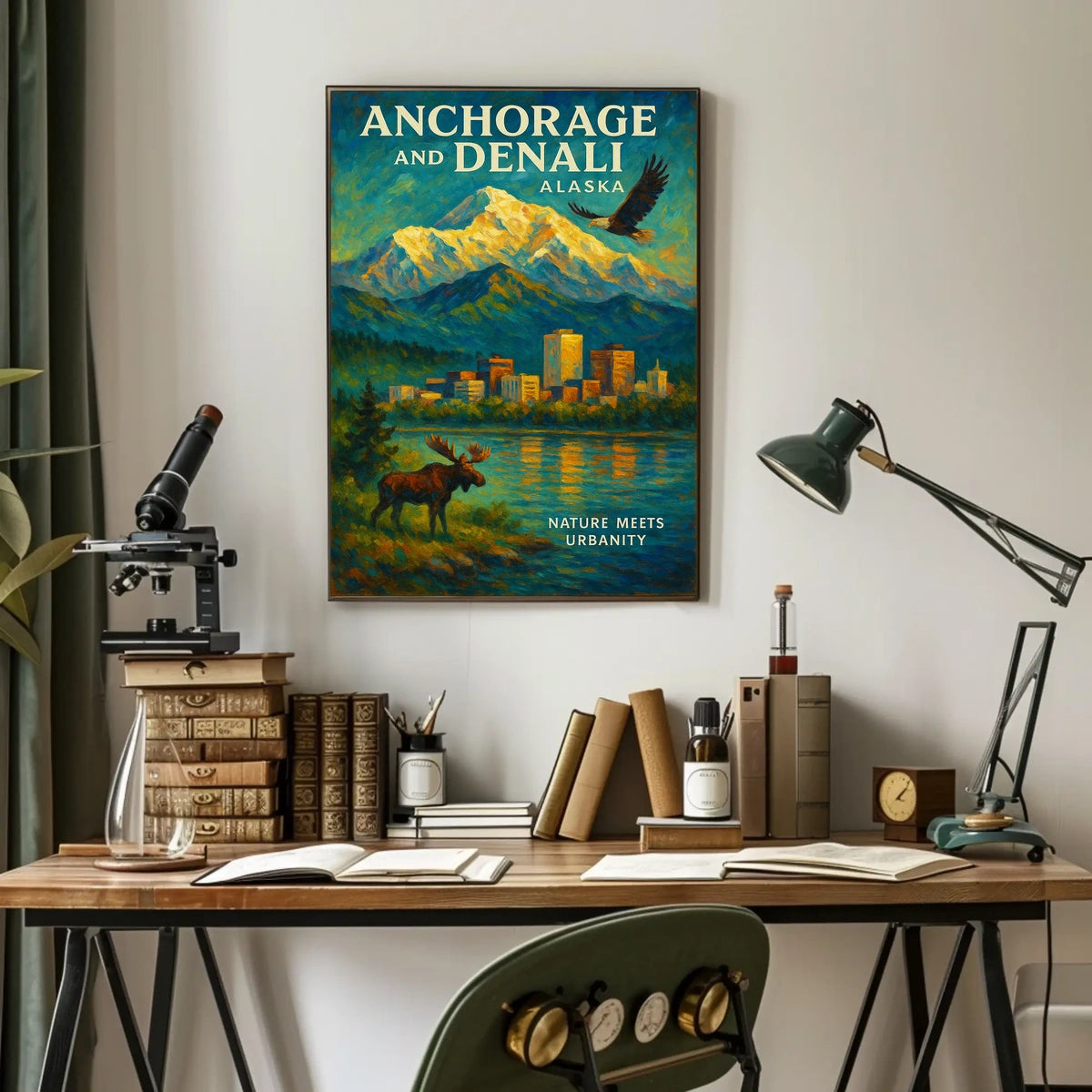 Anchorage and Denali Where Nature Meets Urbanity Description This Poster