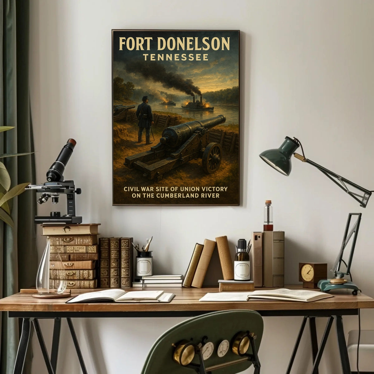 Fort Donelson Civil War Victory Poster