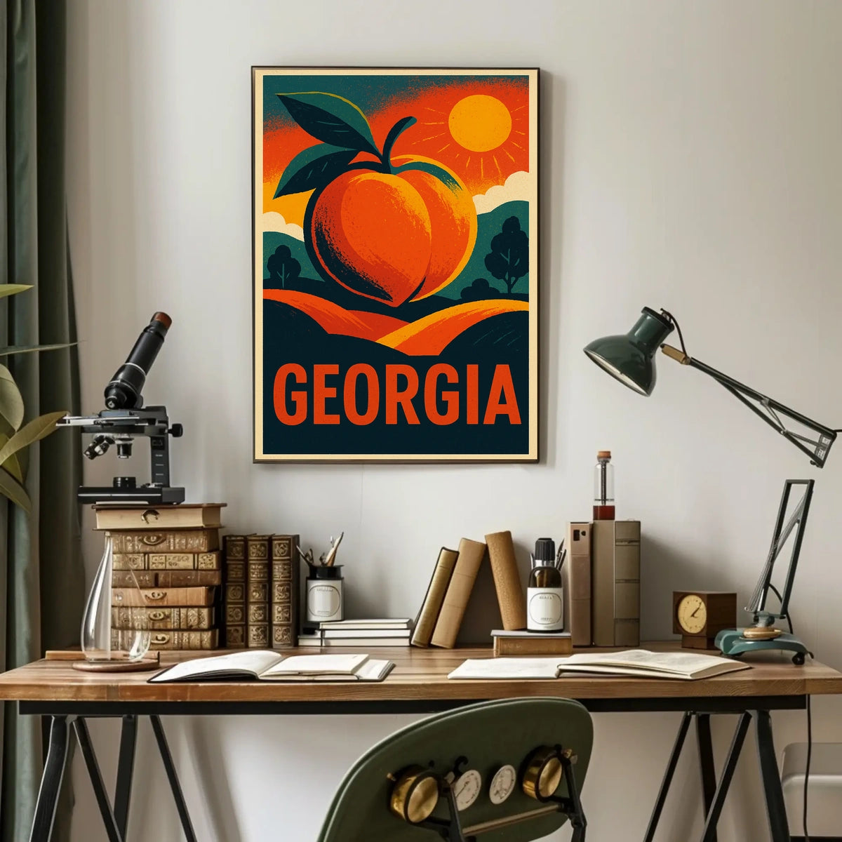 Georgia Peach Poster