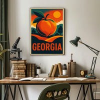 Georgia Peach Poster