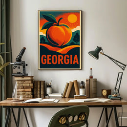 Georgia Peach Poster