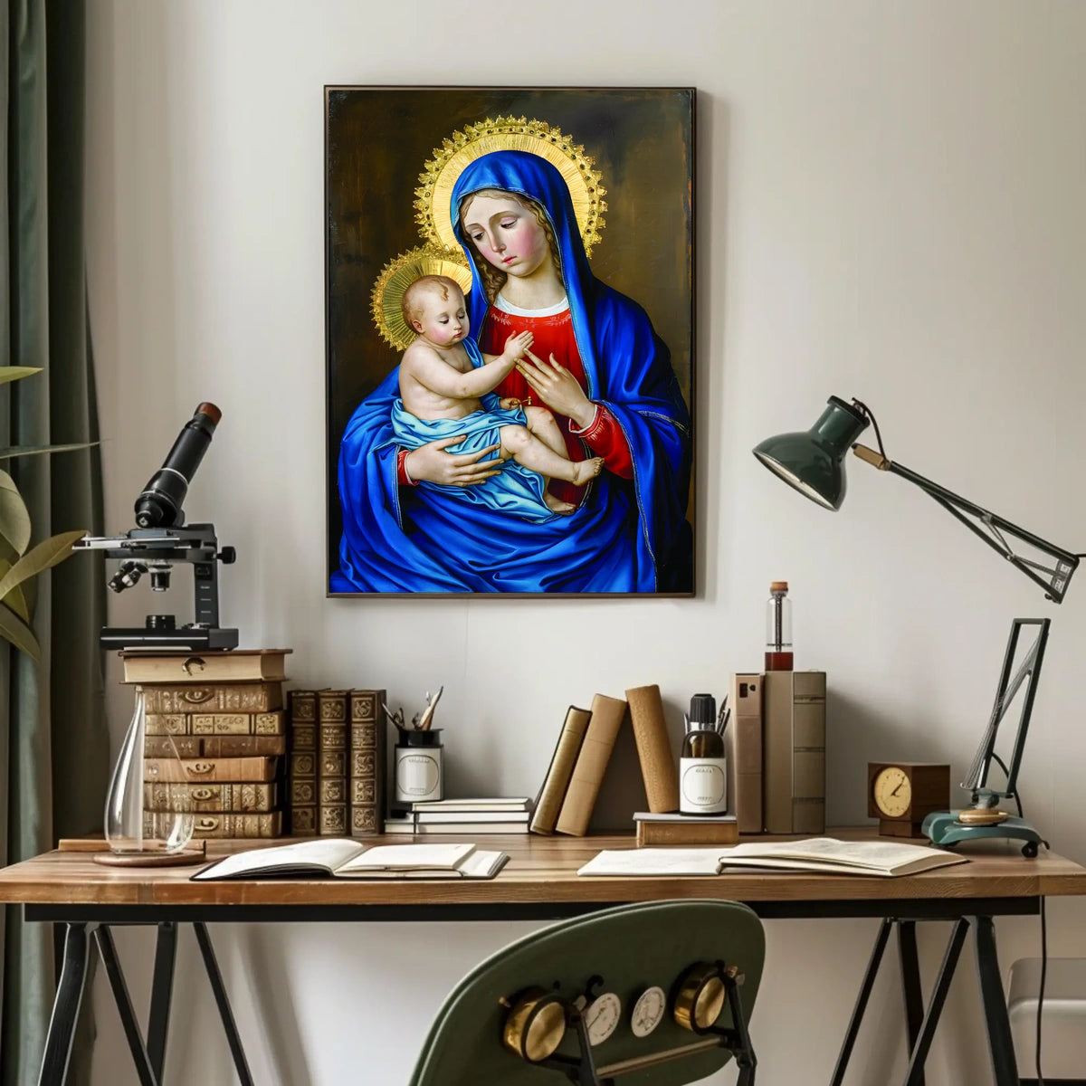 Mary and Jesus Poster