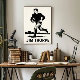 Jim Thorpe Legendary Athlete Poster
