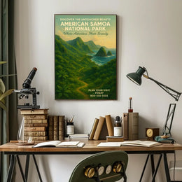 Adventure Meets Serenity Travel Destination Poster