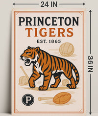 Princeton Tigers Est. 1865 Poster PosterGoat