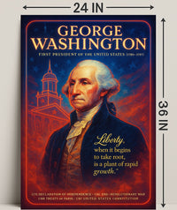 George Washington 1st President Poster PosterGoat