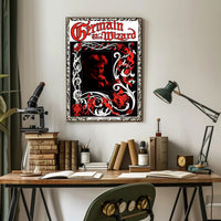 Germain the Wizard Art Nouveau Mystical Poster