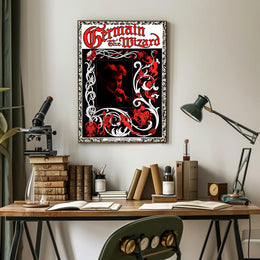 Germain the Wizard Art Nouveau Mystical Poster